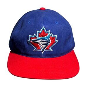 Vintage Toronto Blue Jays Hat Blue Red Snapback By Annco Professional Model MLB